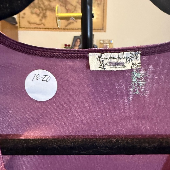 Free People Purple Velvet Bodysuit - Picture 4 of 4